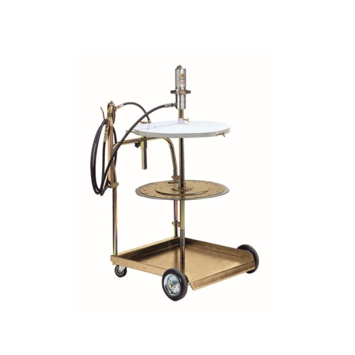 Raasm 64070 Mobile Grease Dispenser For 180-220 Kg Drums With Pump R 50:1 & Trolley P/N 80200