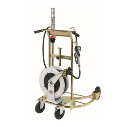 Raasm 35198 Mobile Lube Unit For Drums 180-220 Kg, With Piston Pneumatic Pump R 3:1 - 20 L/Min, Trolley P/N 8021