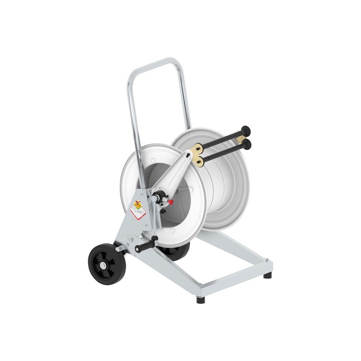 Raasm 236560.105 Manual Trolley-Mounted Hose Reel, S.560, For Air-Water, 20 Bar Without Hose. Inlet-Outlet G 1/2" (F)