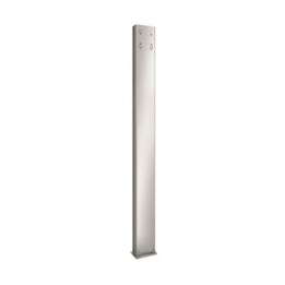 Raasm 39421 Single Frontal Column Stainless Steel Aisi 304 With 1 Support For 1 Hose Reel