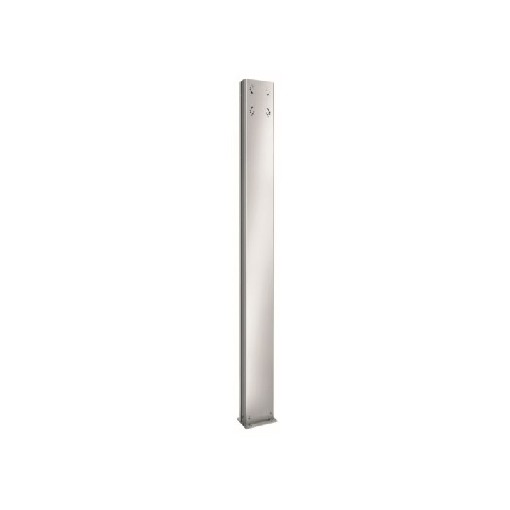 Raasm 39421 Single Frontal Column Stainless Steel Aisi 304 With 1 Support For 1 Hose Reel