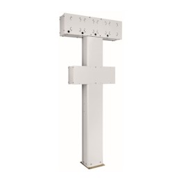 Raasm 39338 Single Frontal/Two Sided Column With 1 Support For 4+4 Hose Reels