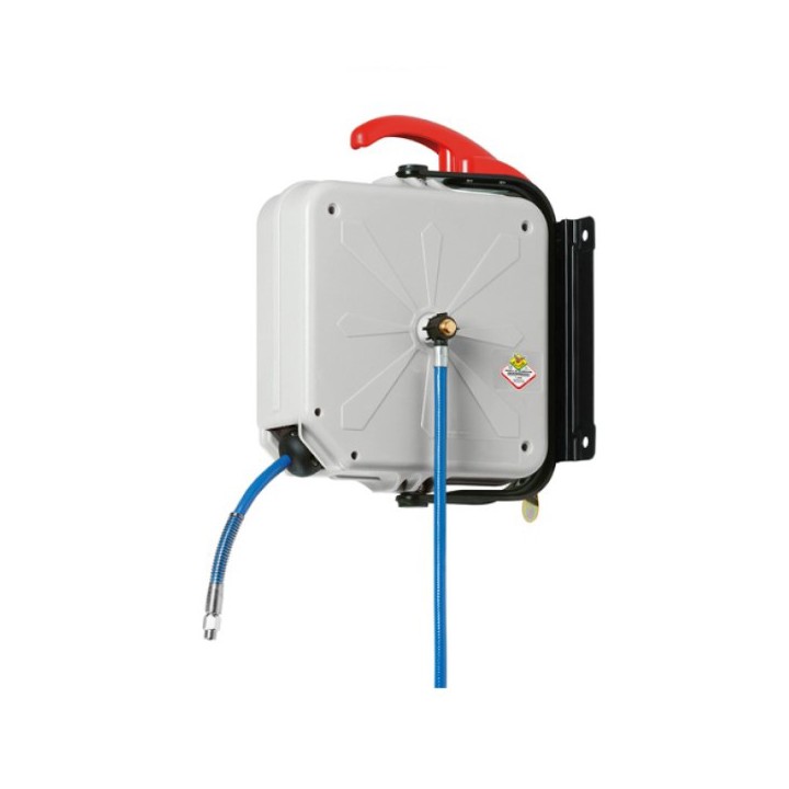 Raasm 89010 Enclosed Hose Reel In Abs & Bayonet Bracket For Air-Water 20 Bar With Hose 11 M Ø 8 x 12 mm