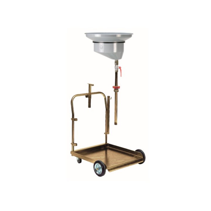 Raasm 42000 Waste Oil Drainer With Trolley For Drums 180-220 Kg