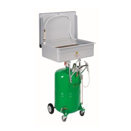 Raasm 70365 Universal Washing Tanks With Wheel Mounted 65 Litre Tanks & Removable Cover