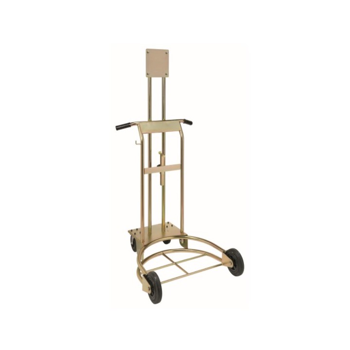 Raasm 80215 Trolley With 4 Wheels, 2 Fixed & 2 Adjustable, For 180 ÷ 220 Kg Drums & Column With Bracket For