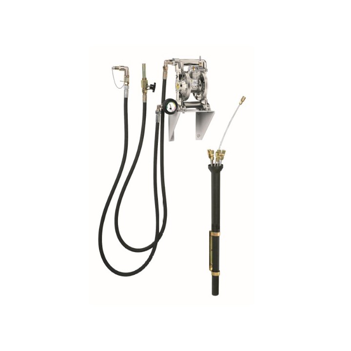 Raasm 45300 Wall Mounted Suction Kit With Diaphragm Pump Series 3/4" & 4 M Hose