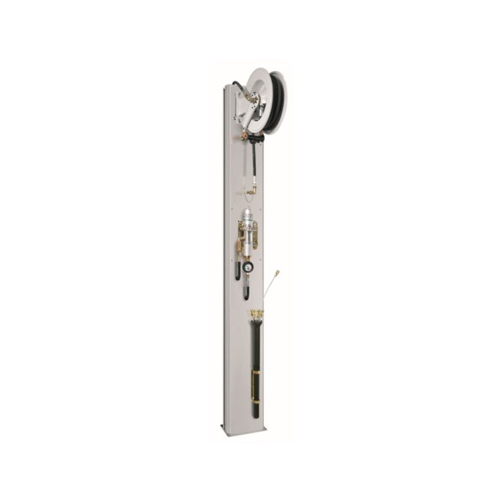 Raasm 45111 Column Mounted Suction Kit With Pump Equipped With 10 M Hose Reel P/N 8430.401