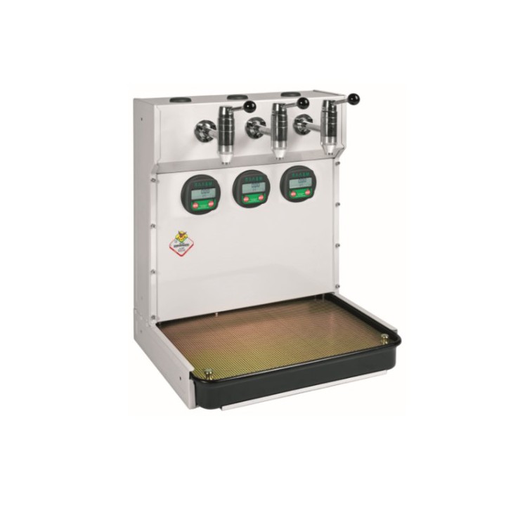 Raasm 37686 Oil Bar With 3 Taps & 3 Digital Meters
