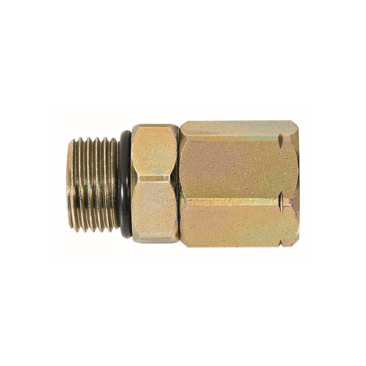 Raasm 38066 Swivel For Oil Gun S. 3/4" 70Ap, Threads 1/2" (M) x 3/4" (F) & Viton® Seals
