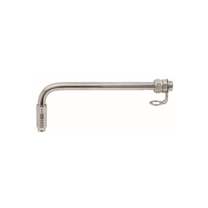 Raasm 38030 Rigid Terminal For Oil Gun S. 1/2" 65Ap With Drip Catcher Nozzle Ø 21 mm