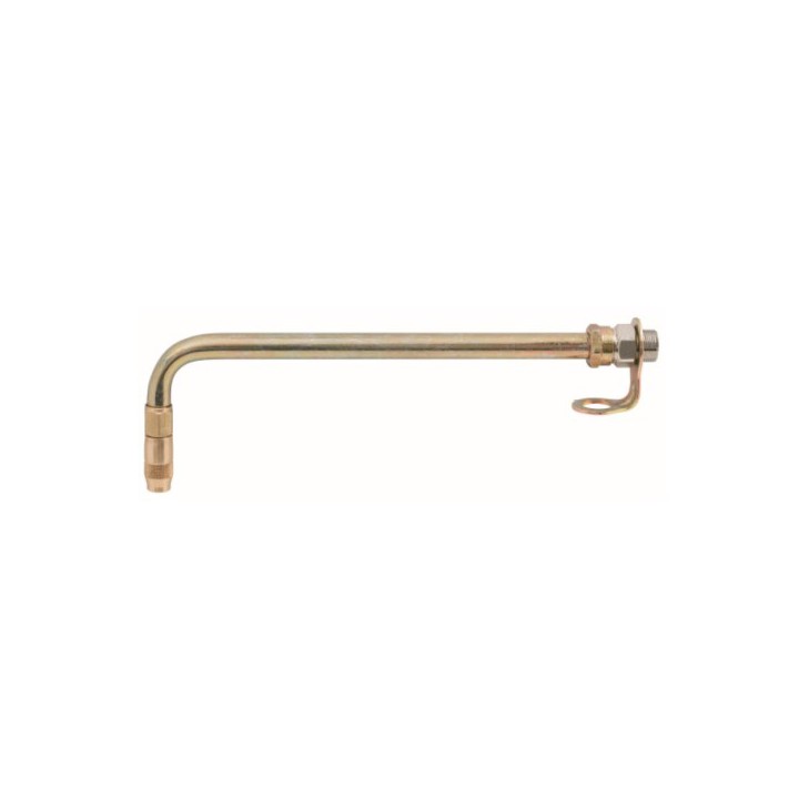 Raasm 38011 Rigid Terminal For Oil Gun S. 1/2" 30Tp 40Al - 40Ap & Drip Catcher Nozzle Ø 16 mm