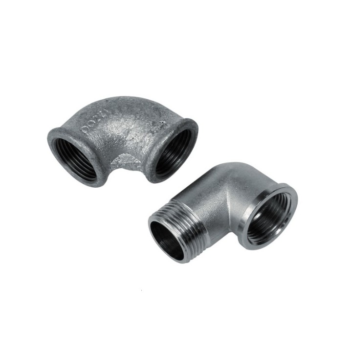 Piusi F07988000 Elbow M/F 1" Gas Nickeled Brass