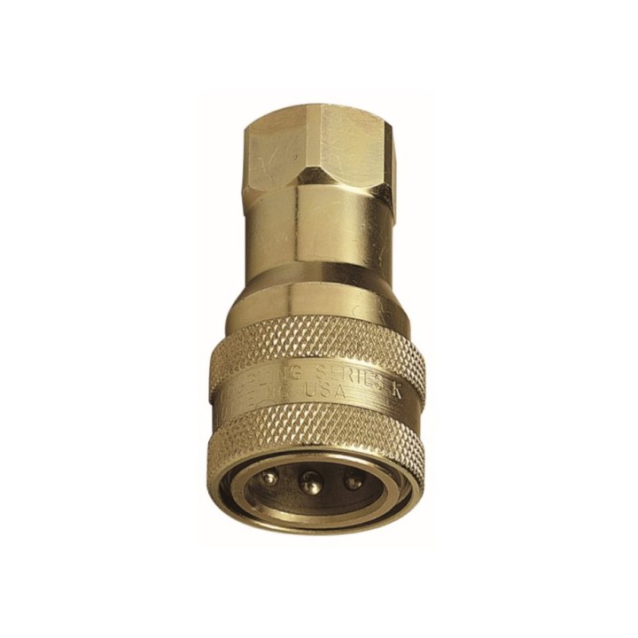 Raasm 60450 Female Quick Connector, High Pressure, Thread 1/4" (F), Max Pressure 350 Bar