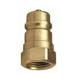 Raasm 33127 Male Quick Connector With Check Valve, Thread G 3/4" (F)