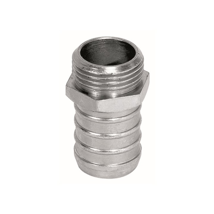 Raasm 38083 Adaptor Stainless Steel Aisi 304 - 1" (M) For Hose Holder Ø 3/4"