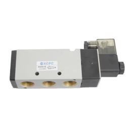 Pneumatix 4V41015-220VAC LD Sol Valve - 5/2 Way Sol Spring