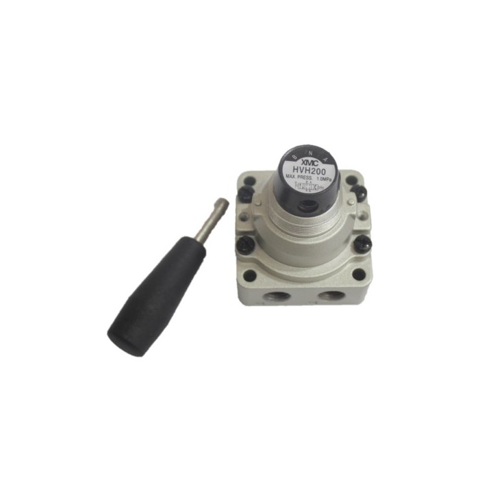 Pneumatix HVH200-02 Mech. Valve - 1/4" 4/3 Way C/C