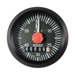 VDO Hourmeter Cockpit International 52mm 12V with M Hand (sell 331 810 012 002g 24V)