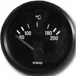 VDO Temperature Sender 40°c to +250°c Thread m14x1.5 18.9 Ohm @ 210°c