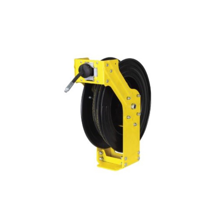 Groz HR/GR/1-4/B Hose Reel - Dual Grease Oil Re