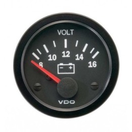 VDO Voltmeter Cockpit Vis 12V 52mm (8v 16V) Display