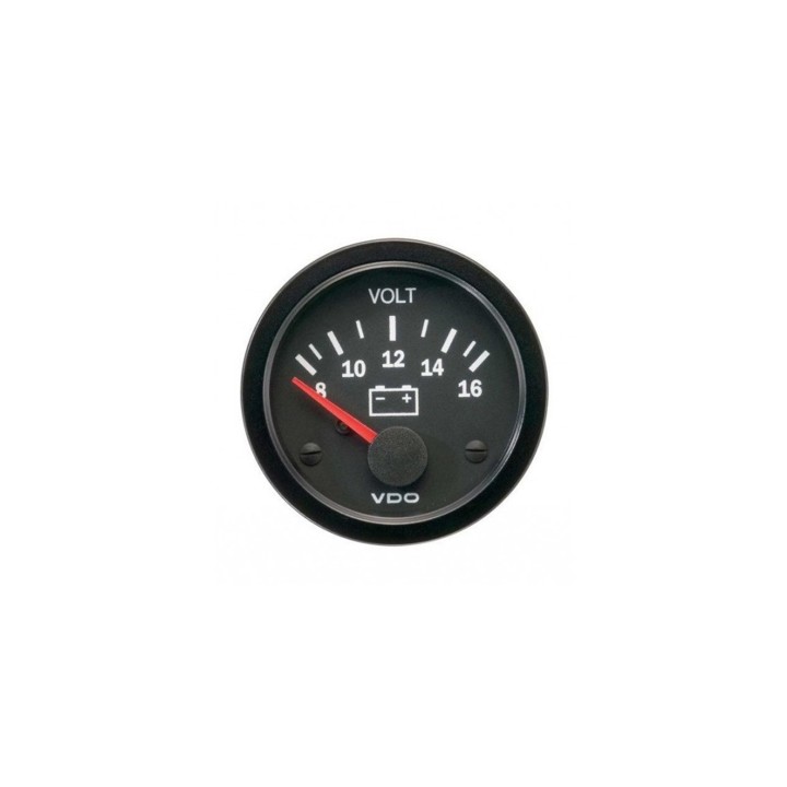 VDO Voltmeter Cockpit Vis 12V 52mm (8v 16V) Display