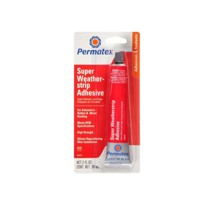 Permatex 80638 WEATHERSTRIP ADHESIVE