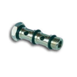 Pneumax 40818 Fitting - Banjo Stem Double O-Ring 1/8"