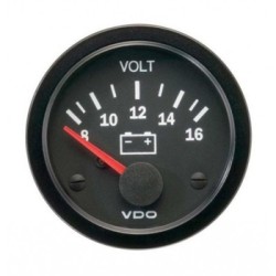 VDO Voltmeter Cockpit Vis 24V 52mm (16v 32V) Display (stud)