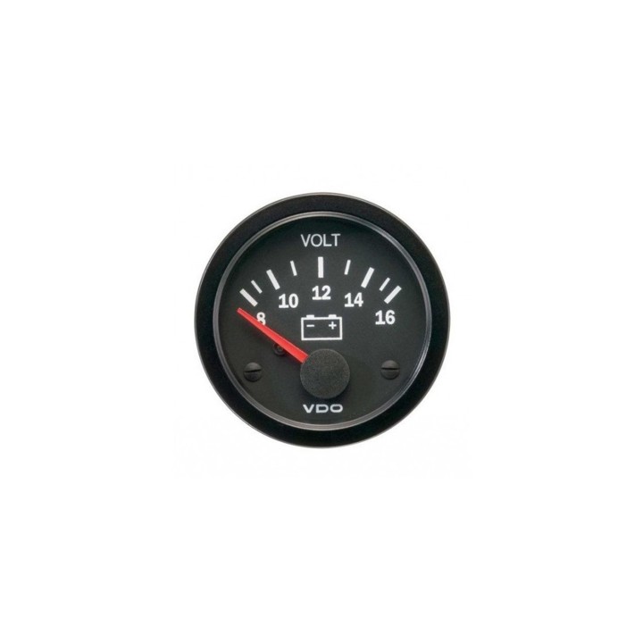 VDO Voltmeter Cockpit Vis 24V 52mm (16v 32V) Display (stud)