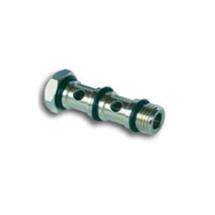 Pneumax 40814 Fitting - Banjo Stem Double O-Ring 1/4"