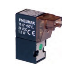 Pneumax N371.5 Sol.Valve - Dir.Operated Sol 3/2 N/C 24Vdc Line Con W/O Led