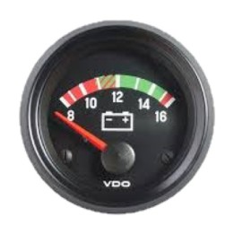 VDO Voltmeter Cockpit International 24V 52mm (16v 32V) Display