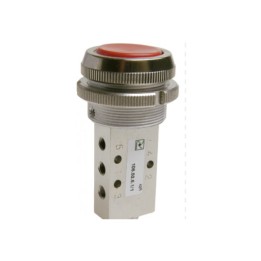 Pneumax 105.52.6.1/1 Mech. Valve - M5 5/2 Way Push