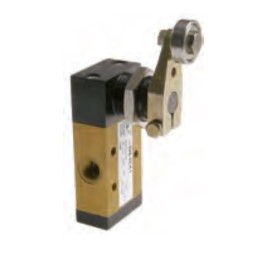 Pneumax 228.32.4.1 Mechanical Valve 1/8 Inch 3/2 Lever Roller Lat Bidirect Spr