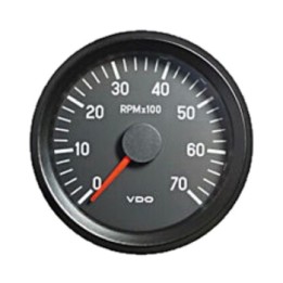 VDO Tachometer Cockpit Vision 80mm 7000rpm 12V Stud/bracket