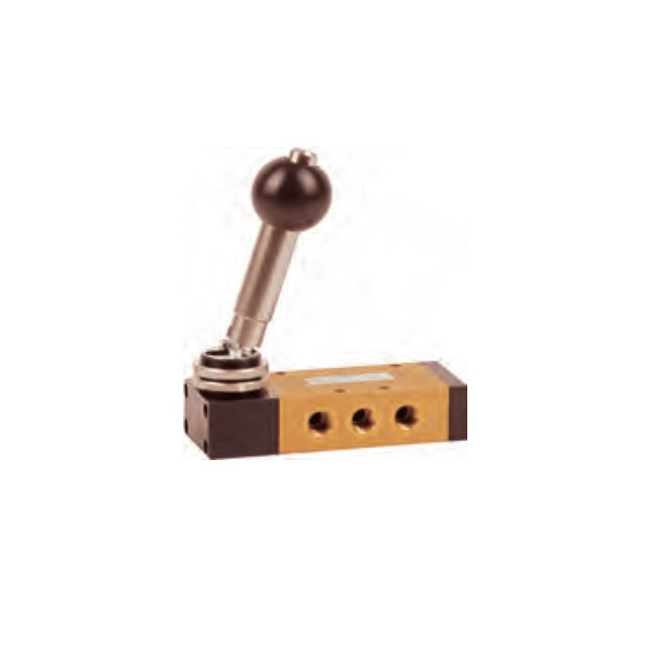 Pneumax 224.52.9.2 Mechanical Valve 1/4 Inch 5/2 Lever Latr.2 Pos. Lock Device