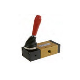 Pneumax 224.32.9/2 Mechanical Valve 1/4 Inch 3/2 N/C Lever Lateral 2 Positions