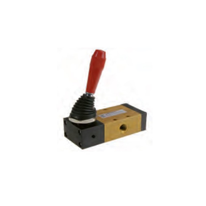 Pneumax 224.32.9/2 Mechanical Valve 1/4 Inch 3/2 N/C Lever Lateral 2 Positions