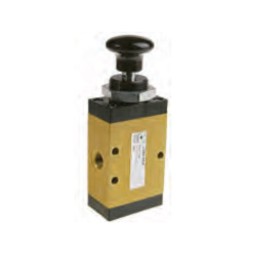 Pneumax 224.52.8 Mechanical Valve 1/4 Inch 5/2 Push Button 2 Positions