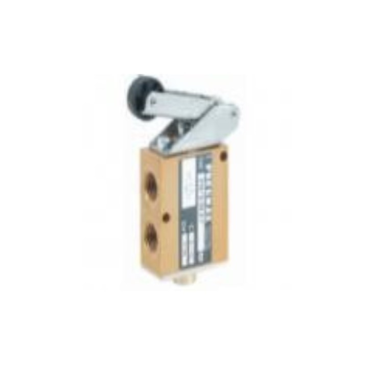 Pneumax 214/2.32.2.1/1 Mechanical Valve 1/4 Inch 3/2 N/C Lever Roller Spring