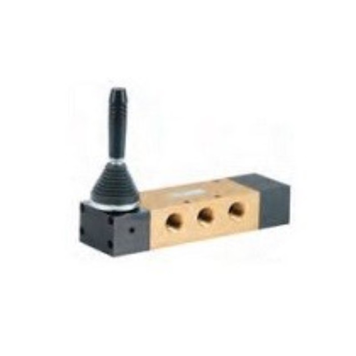 Pneumax 212.53.31.9.1 Mechanical Valve 1/2 Inch 5/3 C/C Lever Lateral Spring 3 Pos