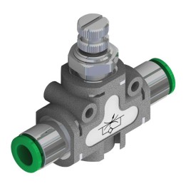 Pneumax 551.111.00.00.XX Techno Fun Function Fittings + Valve Flow Control Uni-Drecti