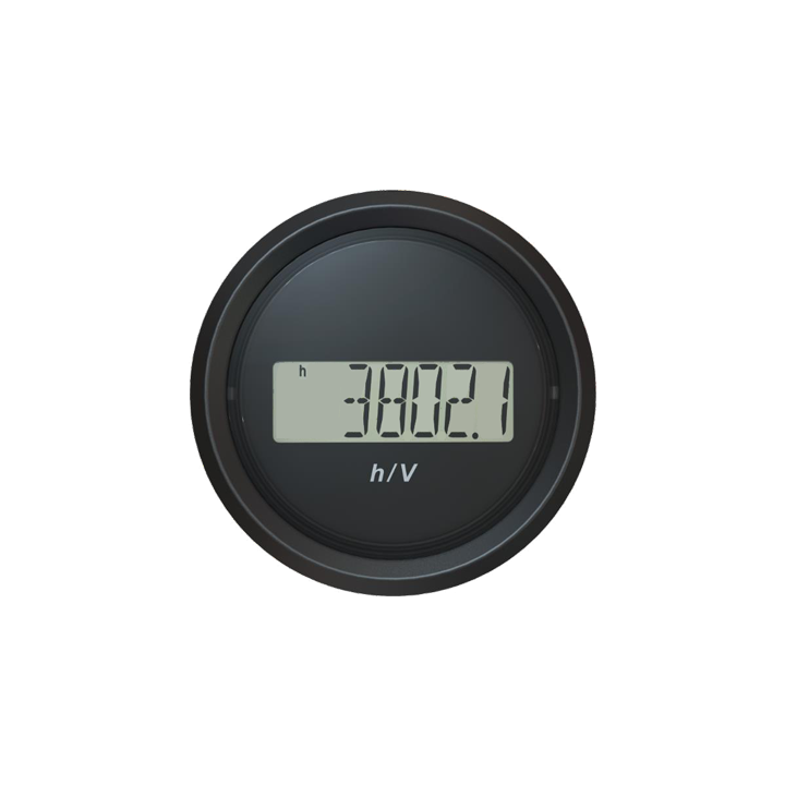Veratron VL AFTERMARKET DIGITAL ELECTRONIC HOUR COUNTER VOLTMETER - 9V - 48V- DOUBLE LENS- TRIANGULA