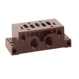 Pneumax 1101.14 Iso Valve Bases (Pilot & Solenoid Valve) Iso 1 Single Sub Ba