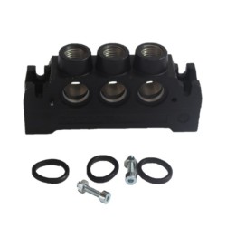 Pneumax 1101.11 Iso Valve Bases (Pilot & Solenoid Valve) Iso 1 Inlet Block
