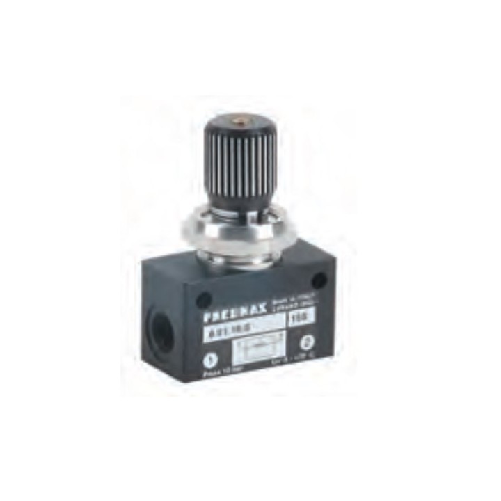 Pneumax 6.01.18/4 Flow Control Valve 1/8 Inch Uni-Directional Ultrasensitive