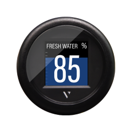 Veratron VLFlex 52 NMEA 2k COLOR DISPLAY 1,4" SINGLE LENS WITH ANTI FOG COATING, ROUND BLACK BEZEL A