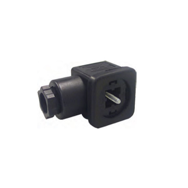 Pneumax 300.11.01L Electrical Plug Connector Square With Led 24Vac/Dc